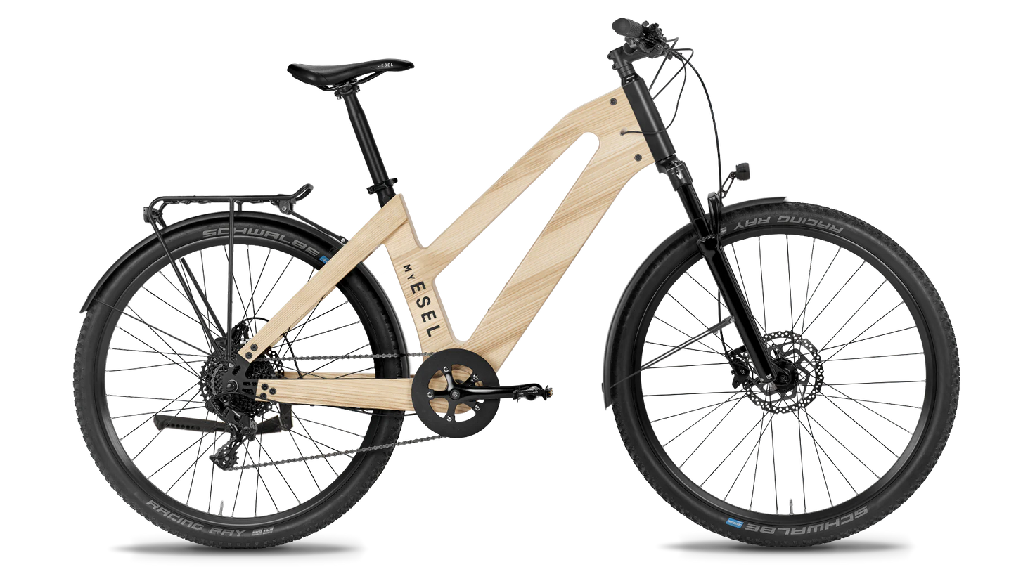 E-Cross Pro Komfort Plus (mit Seitenständer, Schutzbleche, Licht & Gepäckträger)