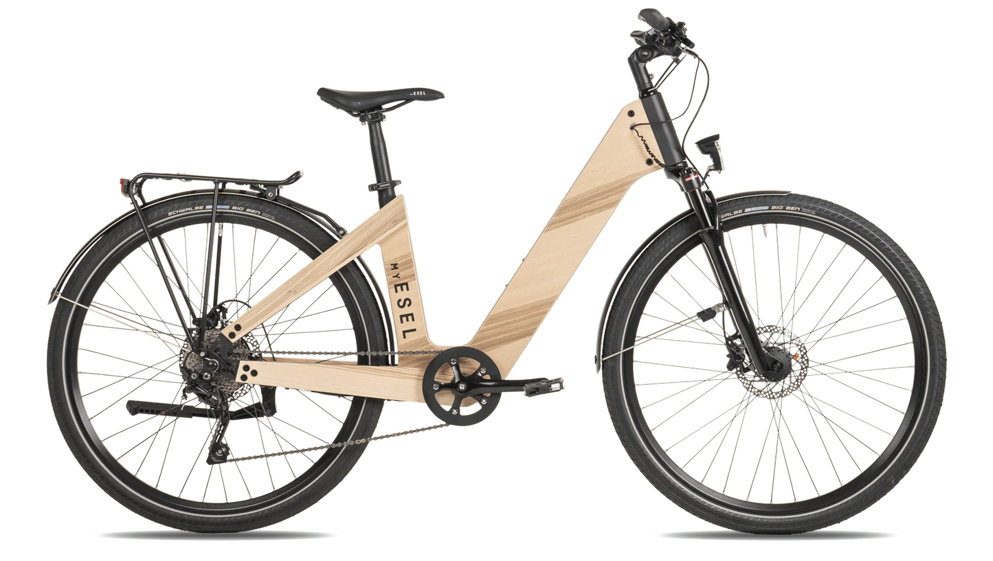 E-Elegance Plus (mit Seitenständer, Schutzbleche, Licht und Gepäckträger)